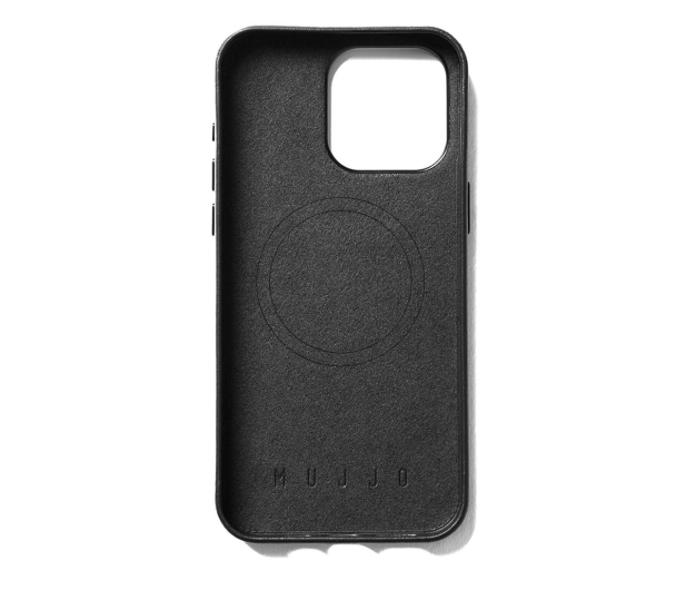 MUJJO FullLeather Case iPhone 15 Pro Max MagSafe black ICMUJJOCL041BK - 1296434 - zdjęcie 2